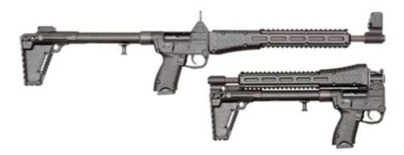 Kel Tec Sub-2000 Glock 17 9mm, 16" Barrel, Glock Mag, 17rd Mag