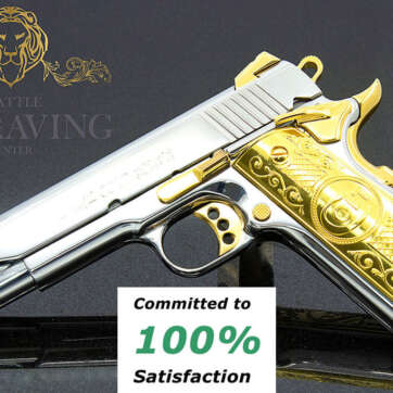 COLT 1911 38 Super Competition, High Polish Stainless Steel with 24K Gold Plated Accents (((ONLY ONE EXCLUSIVE)))