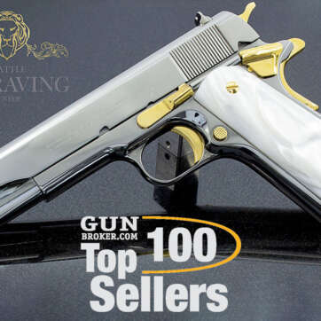 Custom 1911 COLT Government 38 Super, Mirror Finish Black Chrome & 24K Gold