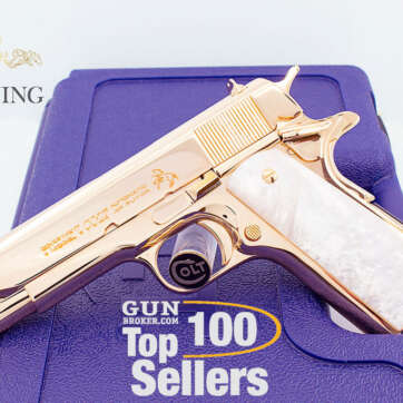 Custom 1911 COLT 38 SUPER, ALL 18K Rose Gold Plated